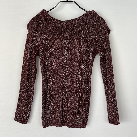 WHBM At The Shoulder Bow Back Sweater XS - Picture 15 of 16